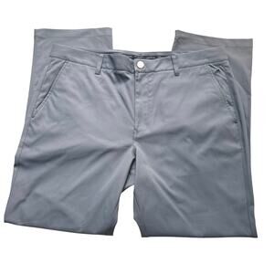Men’s Gray Bonobos Highland Straight Leg Golf Pant Size 36x30